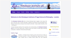Desktop Screenshot of himalayaninstitute.org.uk