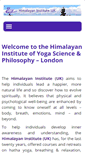 Mobile Screenshot of himalayaninstitute.org.uk
