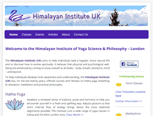 Tablet Screenshot of himalayaninstitute.org.uk